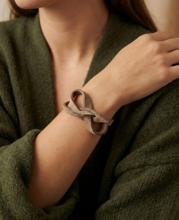 Ремешок на сумку-БРАСЛЕТ-держатель Брелока Унисекс Pi-CERTA SILVA!